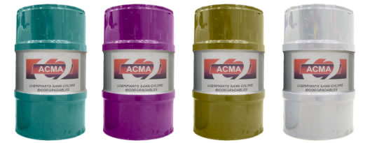 Acma lubrication containers