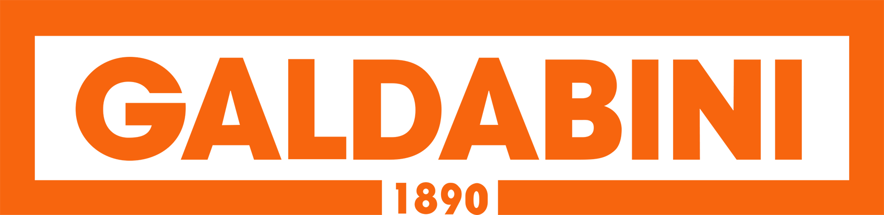 Galdabini text logo